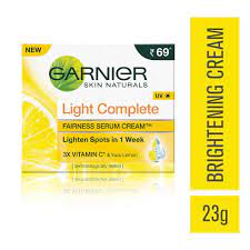 GARNIER BRIGHT COMPLETE FACE SERUM CREAM 23G